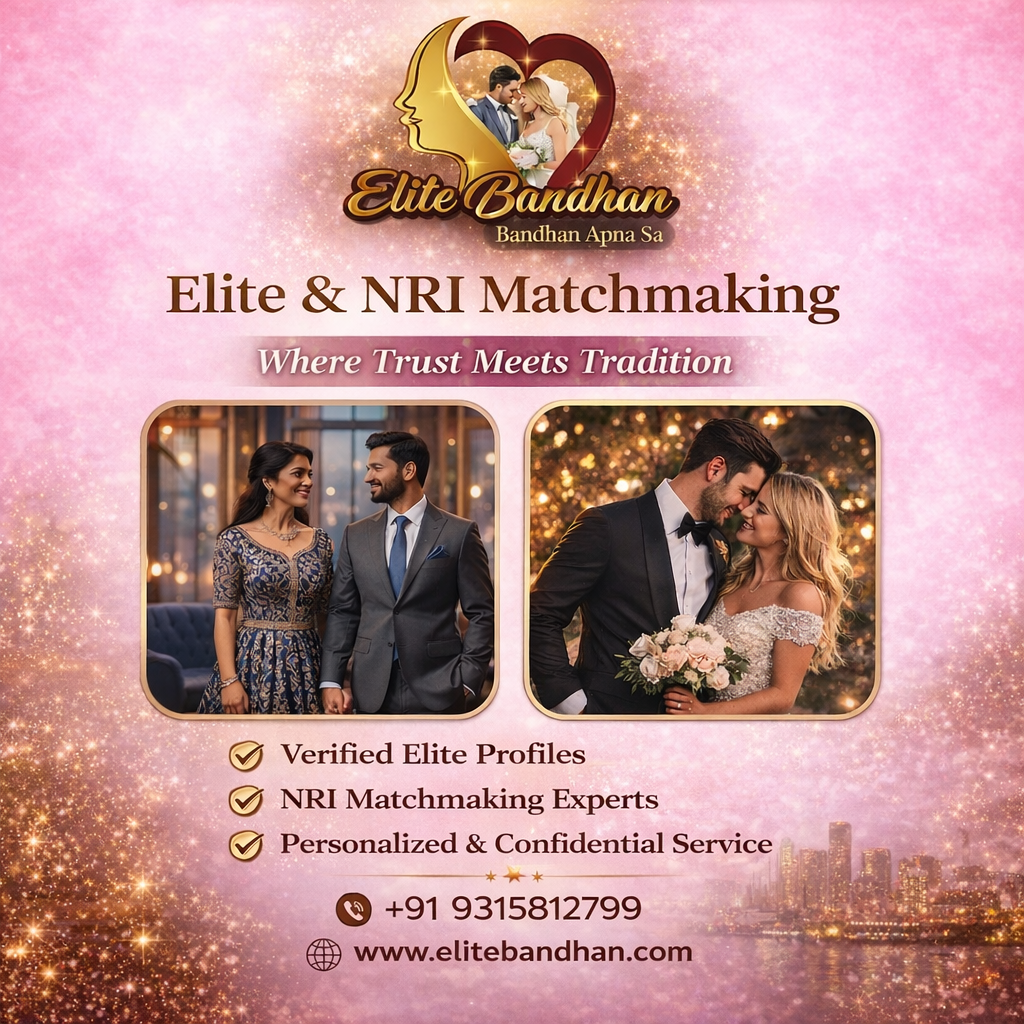 Find Your Ideal NRI Match with EliteBandhan Matrimonial Services
